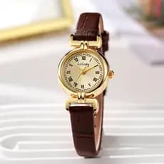 Moda feminina relógio feminino estilo pequeno Retro cinto relógio de estudante de alto valor A