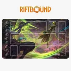 Tapete de cartão de campo de batalha League of Legends Runes, tapete de batalha Ionia Card Mat, tapete de cartão lavável