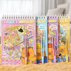 Adesivos 3d Miniatura Cenário De Paisagismo Kawaii Fofo DIY Scrapbooking-CAPIVARA
