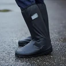 Protetor de Calçado de PVC Impermeável Premium para Motoqueiro Resistente e Antiderrapante