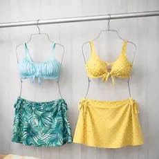 Kit de 10 Cabides de Silhueta Adulto De Aço Para Vestidos Bodys e Biquínis Diversas Cores