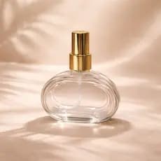 Kit com Até 20 Frascos de Vidro Para Perfume Spray 60ml Elegante Dourado e Prata