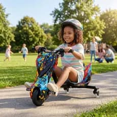 Triciclo Drift Infantil Elétrico Led Com Bluetooth 3 Rodas