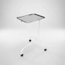 Mesa Mayo instrumental hospitalar Pintada Com Bandeja