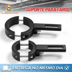 Suporte Auxiliar De Luzes De Motocicleta LED-De Holofotes De Moto Para Farol , Braçadeira De Garfo Dianteiro