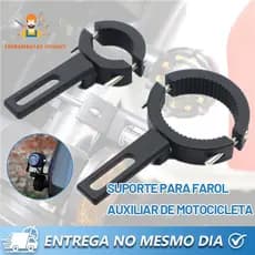 Suporte para Luzes LED Auxiliares de Moto-Holofotes De Moto Para Farol , Braçadeira De Garfo Dianteiro