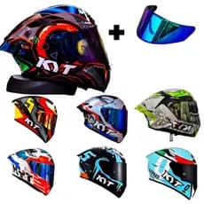 Capacete Kyt Tt Course mais Viseira extra Varios modelos