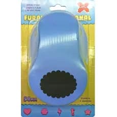 Furador De Papel Oval Escalopado 50mm (5,0cm) Artesanato Eva