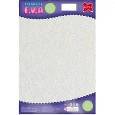 Placa Eva Glitter 40x60cm Kit 5 Folhas Make+ Artesanato