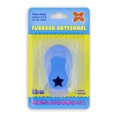 Furador Eva Papel Scrapbook Estrela 16mm Cortador Liso Make+