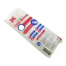 Bastão Cola Quente Fino Transparente 1kg Make+ Refil Pistola
