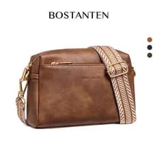 BOSTANTEN Bolsa Transversal Feminina com Alça Ajustável Estilo Versátil e Moderno para Todas as Ocasiões