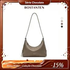 BOSTANTEN Bolsa de Ombro Feminina Conforto e Design Casual Único Bolsa Macia e Estilosa