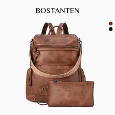 BOSTANTEN Mochila em Prática, Resistente e com Compartimento Extra Ideal para Dia a Dia, Escola ou Passeio