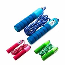Corda de Pular com Contador Mecânico 2,5m DUTE Ajustável Fitness Exercícios Academia Crossfit