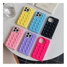 Capa Case Silicone Ventosa Virginia Capa que Gruda cores diversas para iPhone do 11 ao 17 pro max