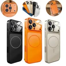 Nova Capa AG Nano Transforma Celular IPhone 11 12 13 14 15 16 Pro Max Em 17 Pro Max Traseira Rígida