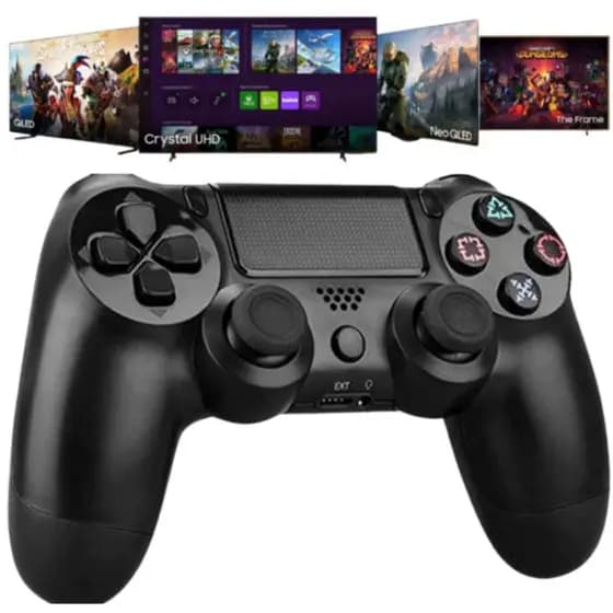 Controle Joystick PS4 Preto Sem Fio Wireless
