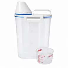 Galão Dosador Multiuso Hermético 2L Com Copo Medidor 180mL Para Água Alimentos