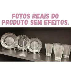 Aparelho de Jantar 16 peças em vidro .