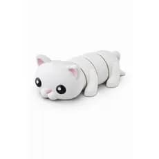 Gato Articulado Fofo Decorativo | Enfeite Flexível | Presente Criativo | Gato Flexível Colecionável