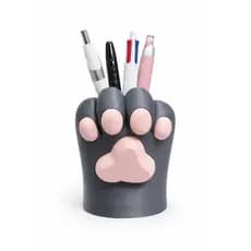 Porta Caneta Organizador de Mesa Modelo Pata Decorativa Suporte para Lápis e Canetas Home Office