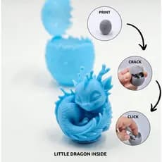 Mini bebê dragão surpresa, filhote de dragão, surpresa aleatória, Cor surpresa, miniatura,