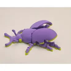 besouro golias articulado, goliath beetle toy, inseto, flexível, colecionável, decoração natureza, 3D