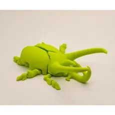 besouro rinoceronte articulado, rhinoceros beetle toy, inseto flexível, colecionável, decorativo, brinquedo