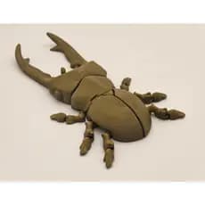 besouro articulado, flexível, inseto, colecionável, brinquedo, 3d, decoração natureza, toy insect articulated
