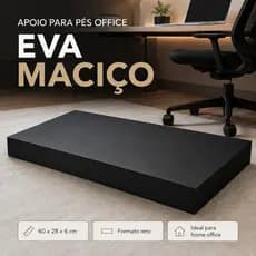 Apoio para os Pés Ergonômico Antiderrapante Escritório Home Office Confortável Macio