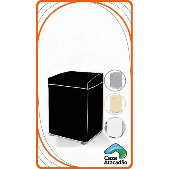 Capa para Maquina De Lavar Em PVC Antimofo P,M,G Impermeável