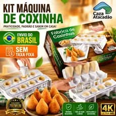 Formas Fábrica Coxinhas Salgado Modelador Faz 8 Coxinhas Prático