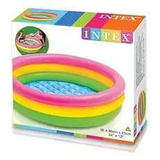Piscina Inflável Intex Sunset Glow 58924 -  56L Multicolorida