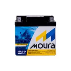 MOURA Bateria Moto MA5 Biz Titan YBR (Twister 2009 em diante)