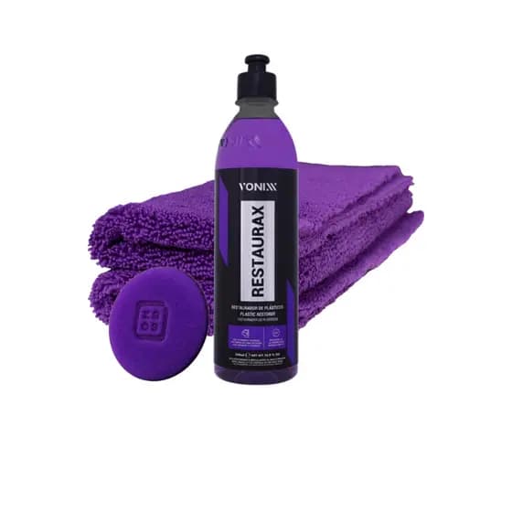 Kit Restaurador De Plásticos Restaurax 500ml Vonixx + Zacs