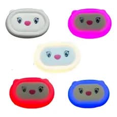 Aparelho Ruído Branco Bebê Máquina De Som E Luminária LED 9 Sons