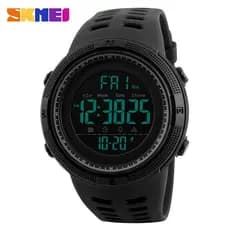 SKMEI 1251 Relógio Despertador Cronógrafo Digital Masculino Resistente à Água