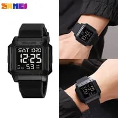 SKMEI 2454 Relógio Esportivo De Luxo Para Homens Militar Eletrônico À Prova D'água Display LED Digital Relógios De Pulso