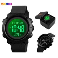SKMEI 1426 Relógio masculino esportivo de quartzo LED digital multifuncional à prova d'água relógio eletrônico