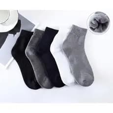 Kit 3/6/12 Pares Meias Térmicas Masculinas Forro Aveludado Tamanho 37-44 Masculino
