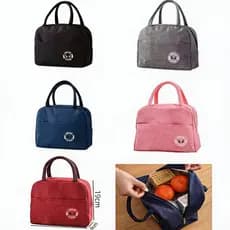 Lancheira Térmica Bolsa Térmica De Mão Forro Aluminizado Com Bolso Frontal Para Marmita No Trabalho Escola E Piquenique