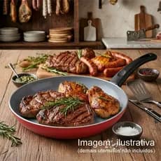 Frigideira Tramontina 24cm Alumínio Revestimento Cerâmico Antiaderente Silicone 1,2L