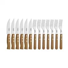Jogo Para Churrasco Dynamic Madeira Natural 12pçs Tramontina