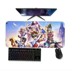 Mouse pad CAVALEIROS DO ZODIACO SAINT SEIYA 3  Mousepad Gamer  Grande 90x40 80x40 60x40 70x30 45x40