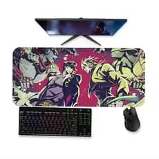 Mouse pad JOJO'S BIZARRE ADVENTURE DIO E JOTARO 3  Mousepad Gamer  Grande 90x40 80x40 60x40 70x30 45x40