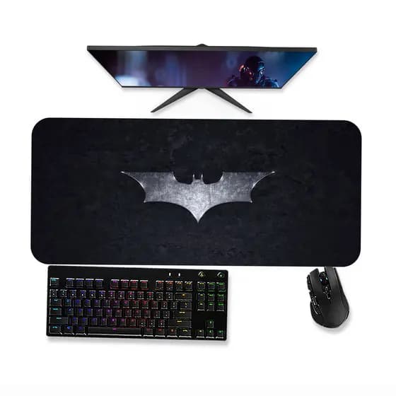 Mouse pad BATMAN ESCUDO  2  Mousepad Gamer  Grande 90x40 80x40 60x40 70x30 45x40