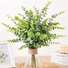 🌿 Buquê de Eucalipto Artificial Flores Matinho Realista para Decoração Casa Festa Casamento 🌿