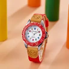 Relógio Infantil De Desenho Animado Com Pulseira De Lona De nylon À Prova D'água De Quartzo Para Reconhecimento De Perso