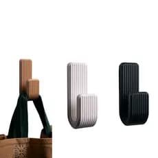 Kit com 3 Cabide Gancho Adesivo de Parede com Dupla Face 3M para Toalhas Banheiro Moderno com Design